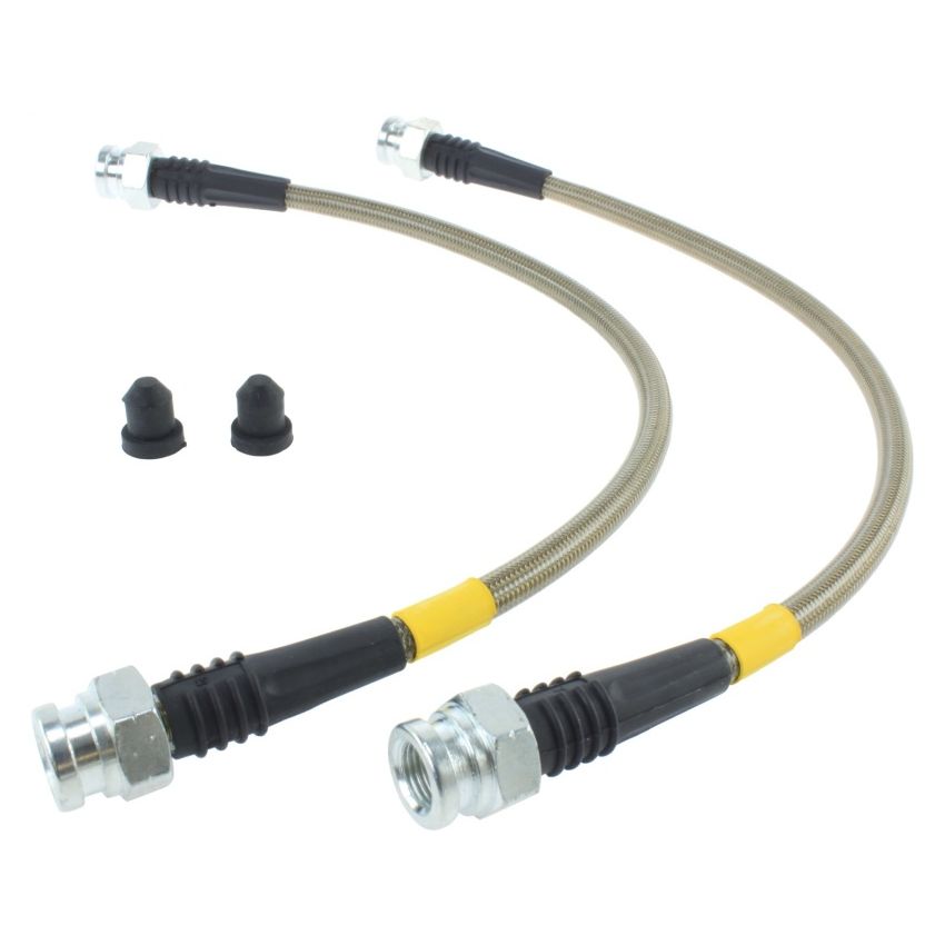 StopTech 07-08 Honda Fit Stainless Steel Rear Brake Lines
