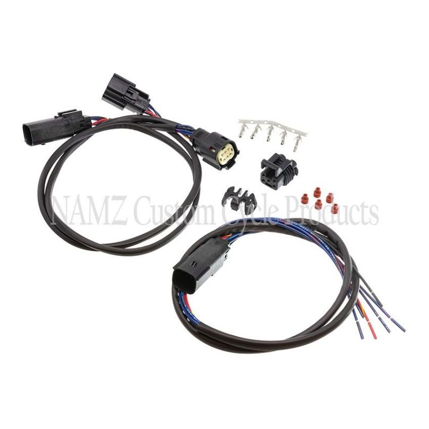 NAMZ NCTP-WK14 14-23 Street/Road Glide Models Plug-N-Play Complete Tour Pack Wiring Installation Kit