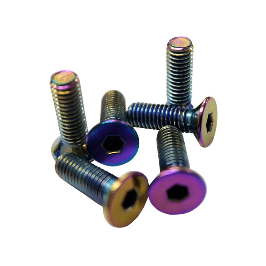 NRG Steering Wheel Screw Upgrade Kit (Conical) - Neochrome