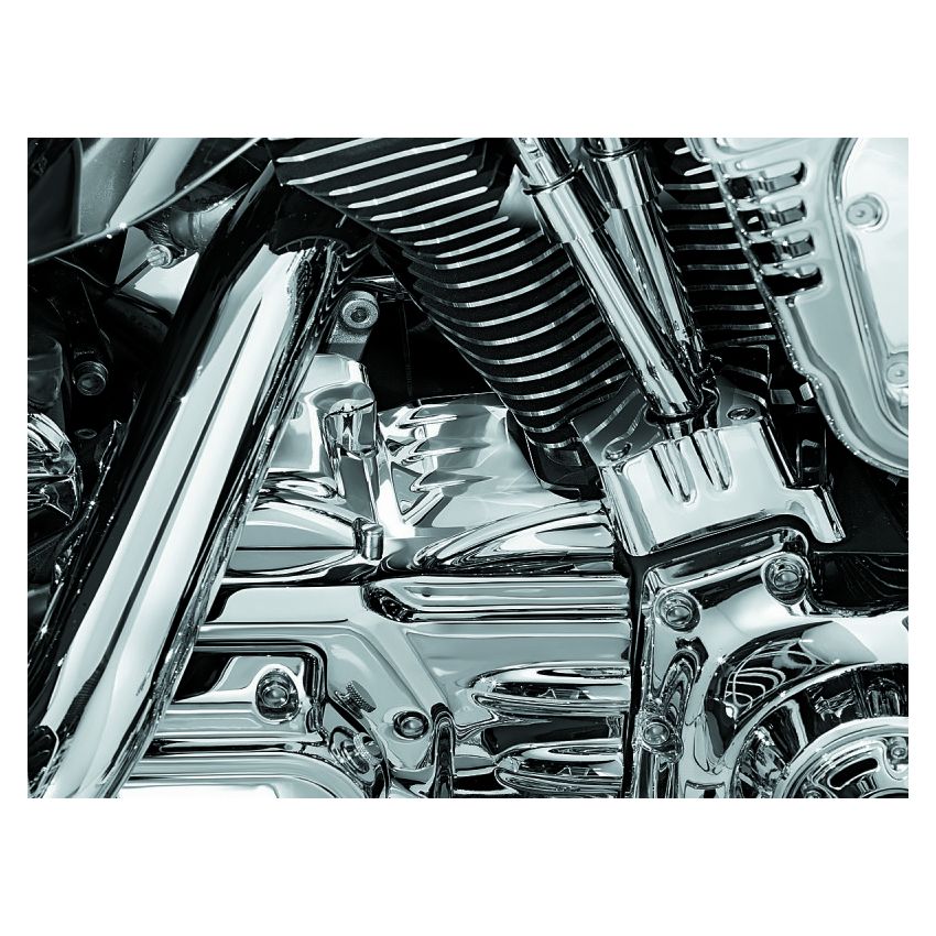 Kuryakyn 8274 Rear Cylinder Base Cover For 02-06 Touring Models Chrome