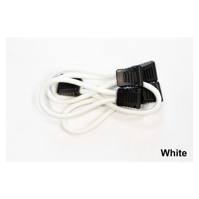 Fishbone Offroad Paracord Zipper Pulls 5 Pcs White
