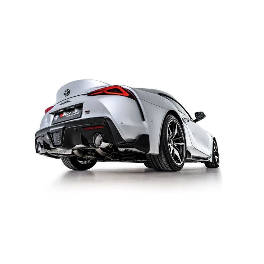 Remus 904519 1580SG 2019 Toyota GR Supra 3.0L Turbo (R6 B58B30C w/GPF) Race Axle Back Exhaust