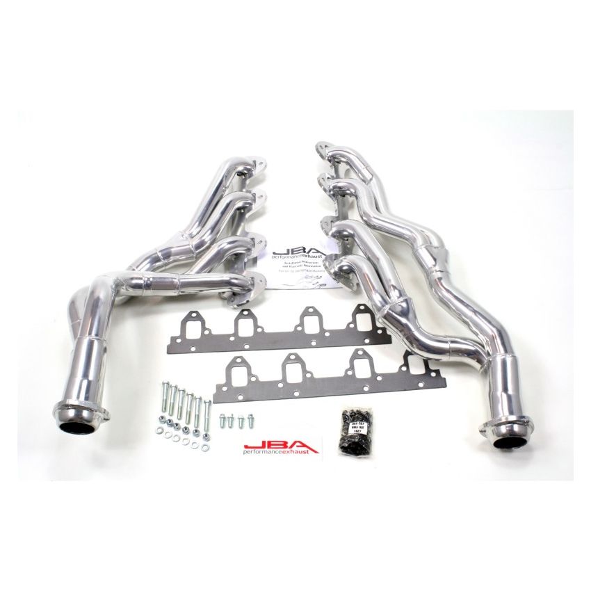 JBA 67-70 Ford Mustang 390-428 FE 1-3/4in-2-1/2in Primary Silver Ctd Tri Y Header