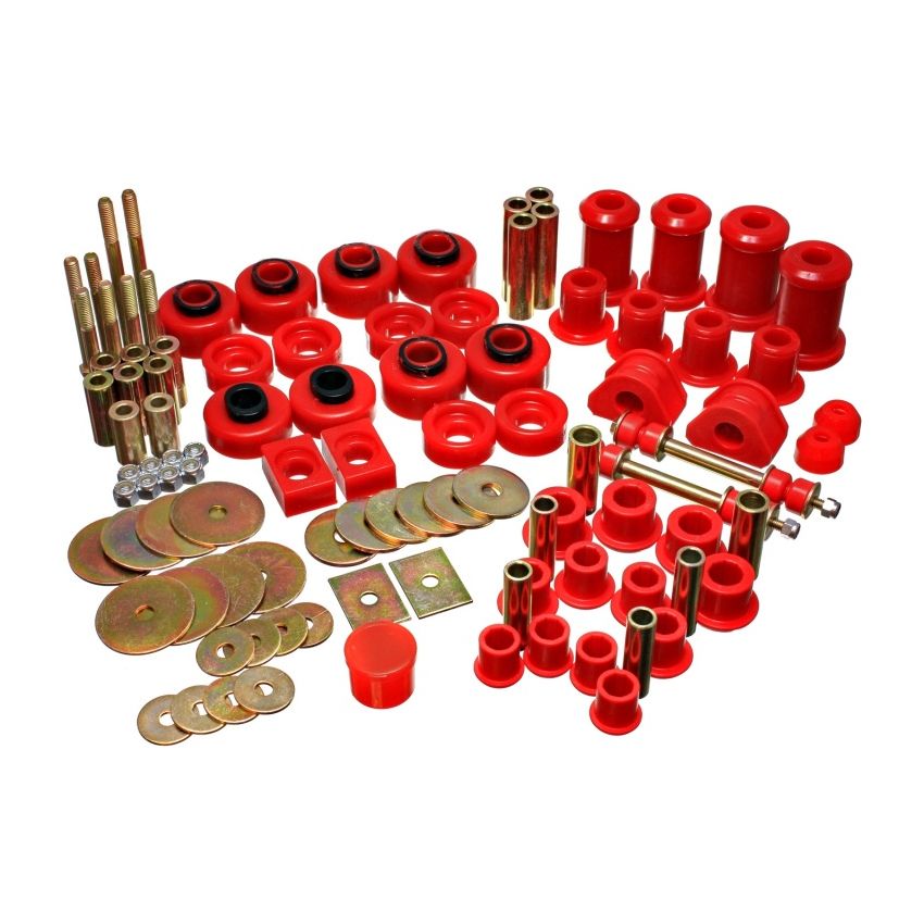 Energy Suspension Ford F-150/F-250 4WD Red Hyper-flex Master Bushing Set