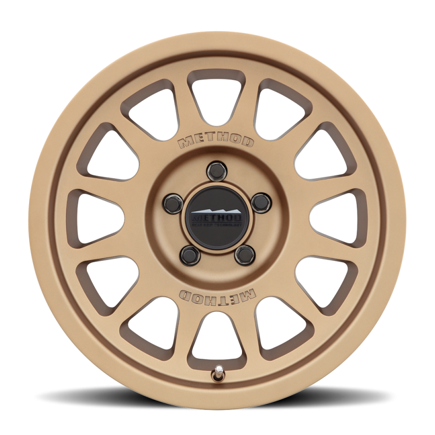 Method Wheels MR70377553950 Method MR703 17x7.5 +50mm Offset 5x130 78.1mm CB Method Bronze Wheel