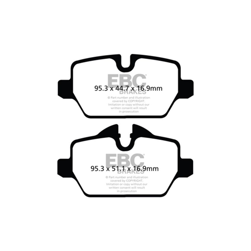 EBC UD1554 10+ Mini Countryman 1.6 Cooper Ultimax2 Rear Brake Pads