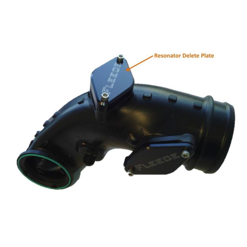 Fleece Performance 11-16 6.6L GM Duramax Resonator Delete Plate