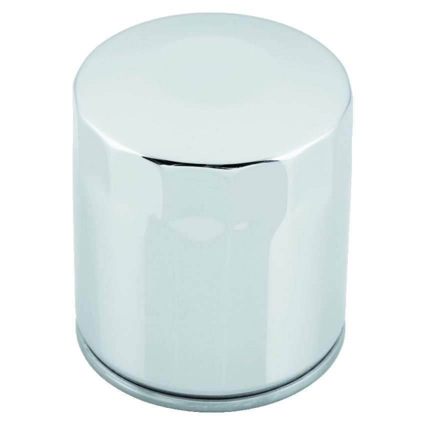 TwinPower 609985 Twin Power M8 Chrome Oil Filter Replaces H-D 62700297