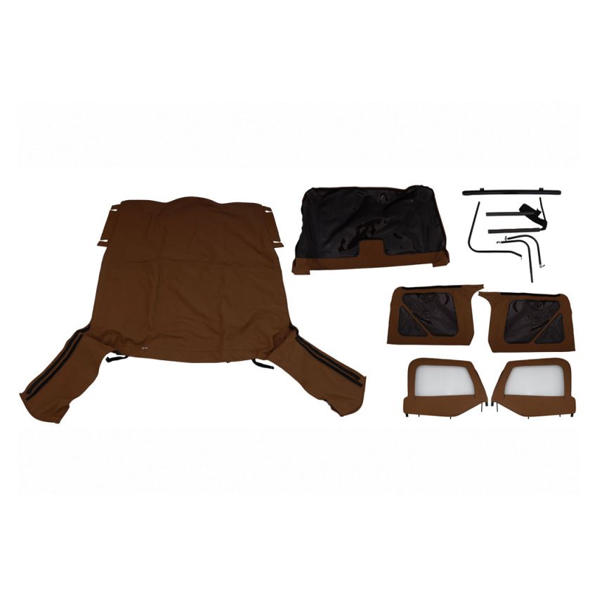 Rampage 68517 1997-2006 Jeep Wrangler(TJ) Complete Top - Spice Denim