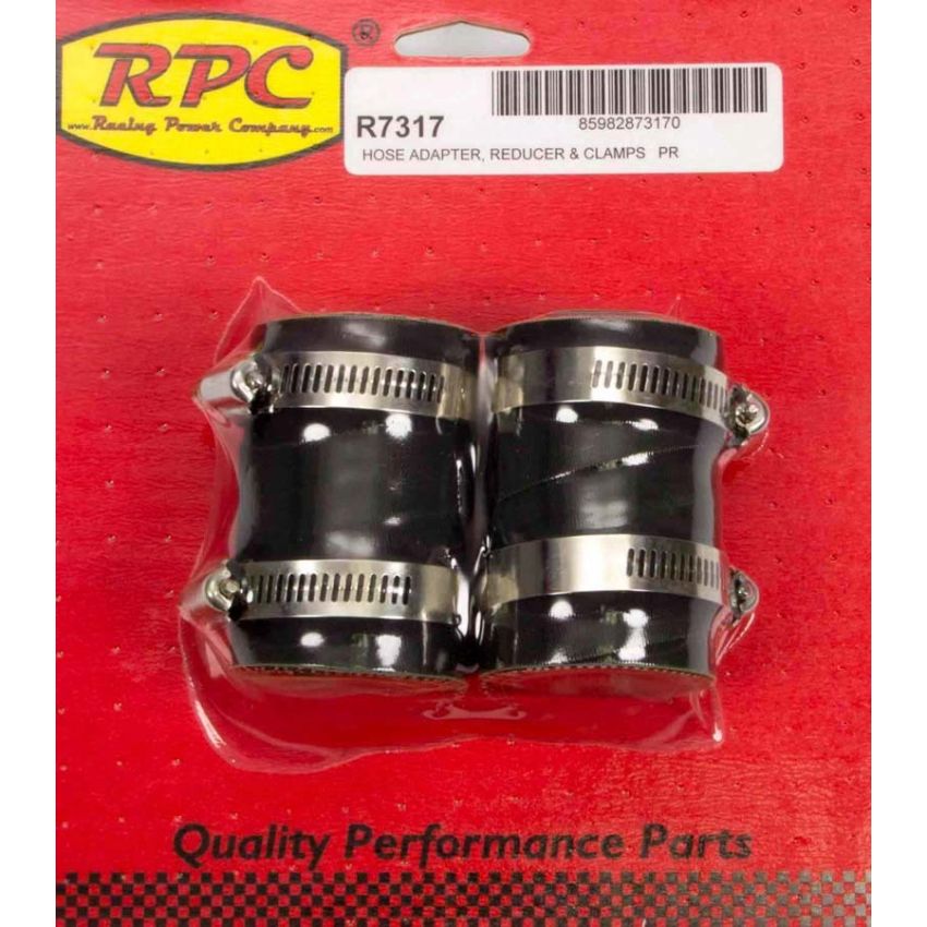 RACING POWER CO-PACKAGED RPCR7317 Radiator End Rubber Hose End 1.75in x 1.25 x 1.5