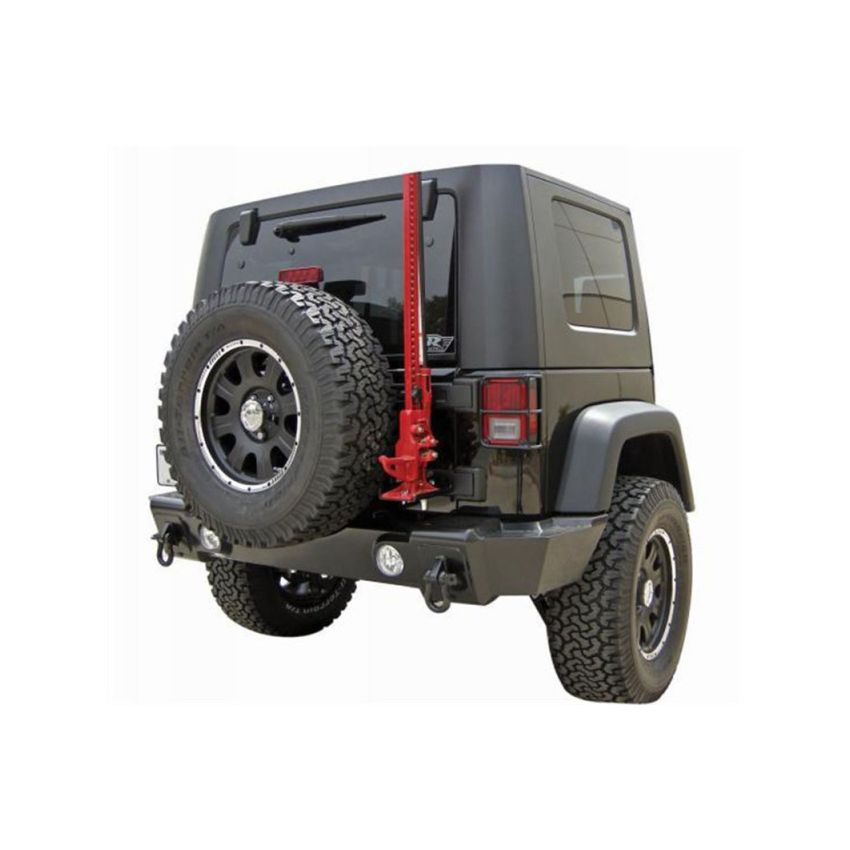 Rampage 88605 2007-2018 Jeep Wrangler(JK) Recovery Bumper Rear - Black