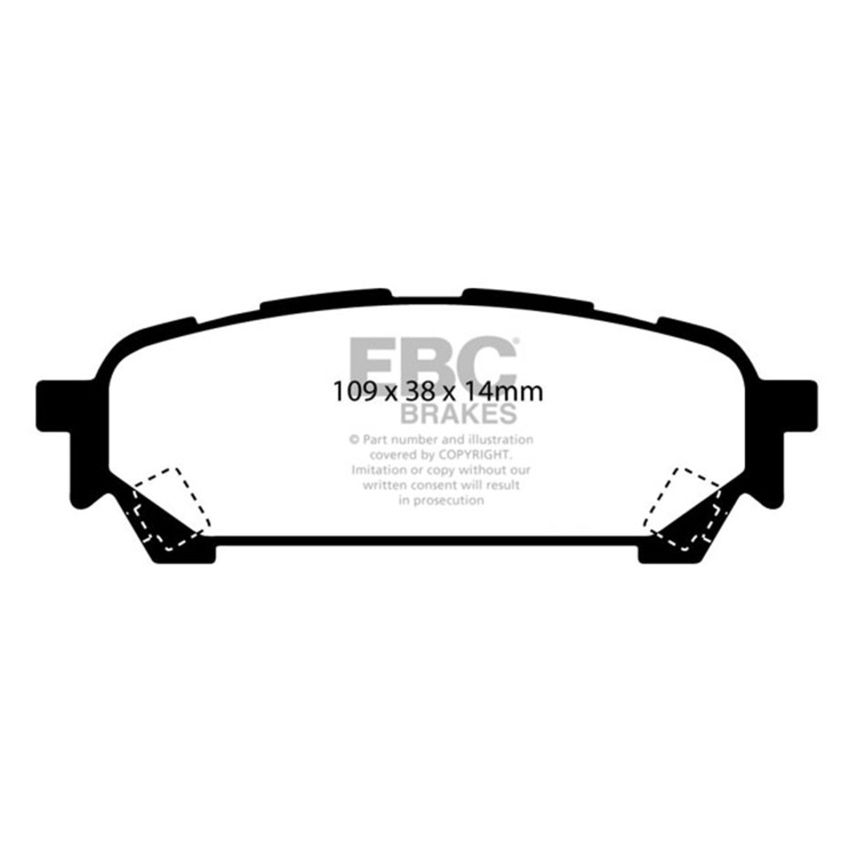 EBC 04-06 Saab 9-2X 2.0 Turbo Ultimax2 Rear Brake Pads