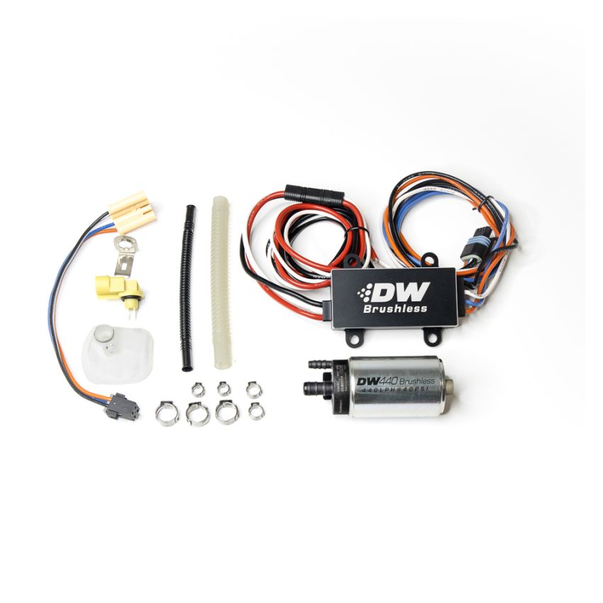 DeatschWerks 9-442-C102-0906 DW440 440lph Brushless Fuel Pump Single/Dual Controller & Install 15+ Ford Mustang GT