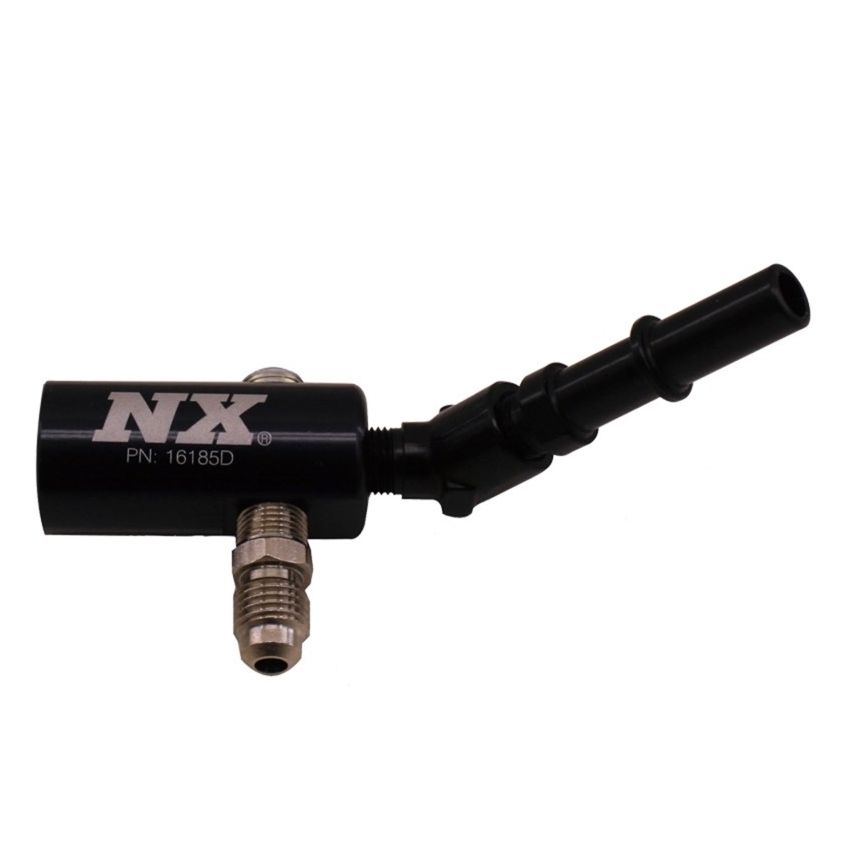 Nitrous Express 3/8-10mm Late Model Billet Fuel Line Adapter 45 Degree