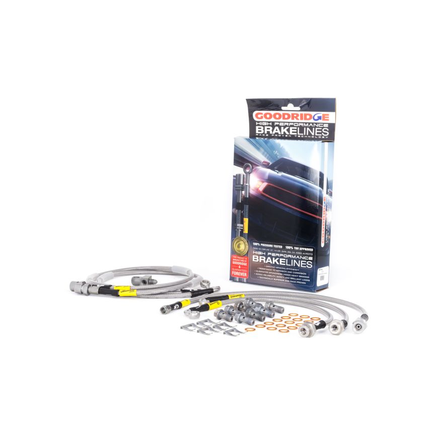 Goodridge 99-03 Chevy Silverado 2WD 2DR Ext Cab w/ 2W Steering Brake Lines