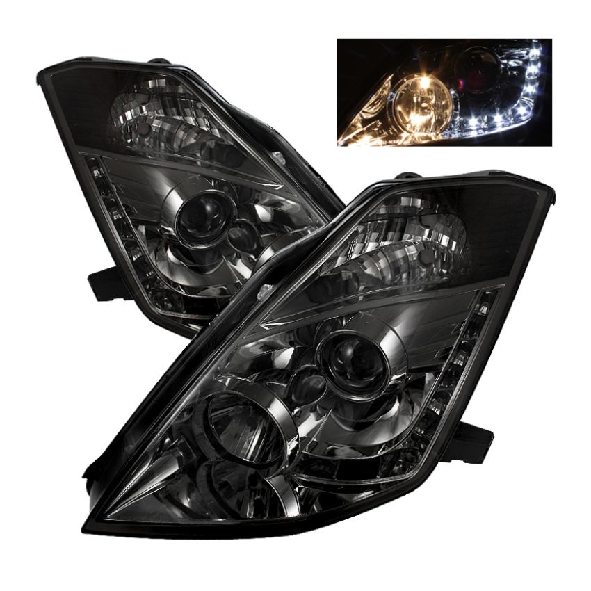 SPYDER 5064752 Projector Headlights - DRL - Smoke