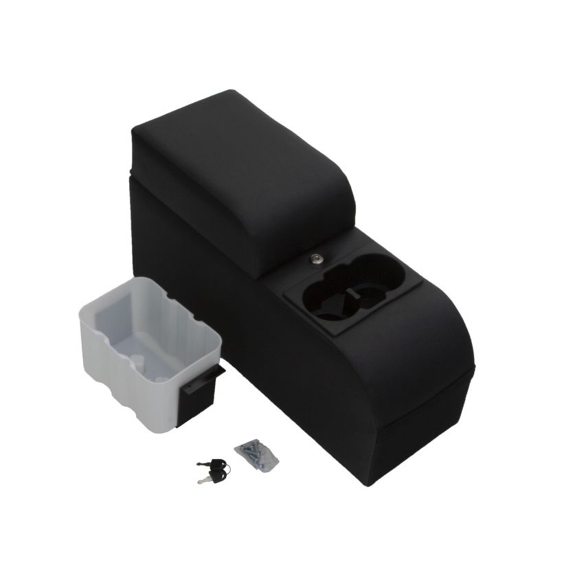 Rampage 1976-1983 Jeep CJ5 Padded Console Floor Mount - Black