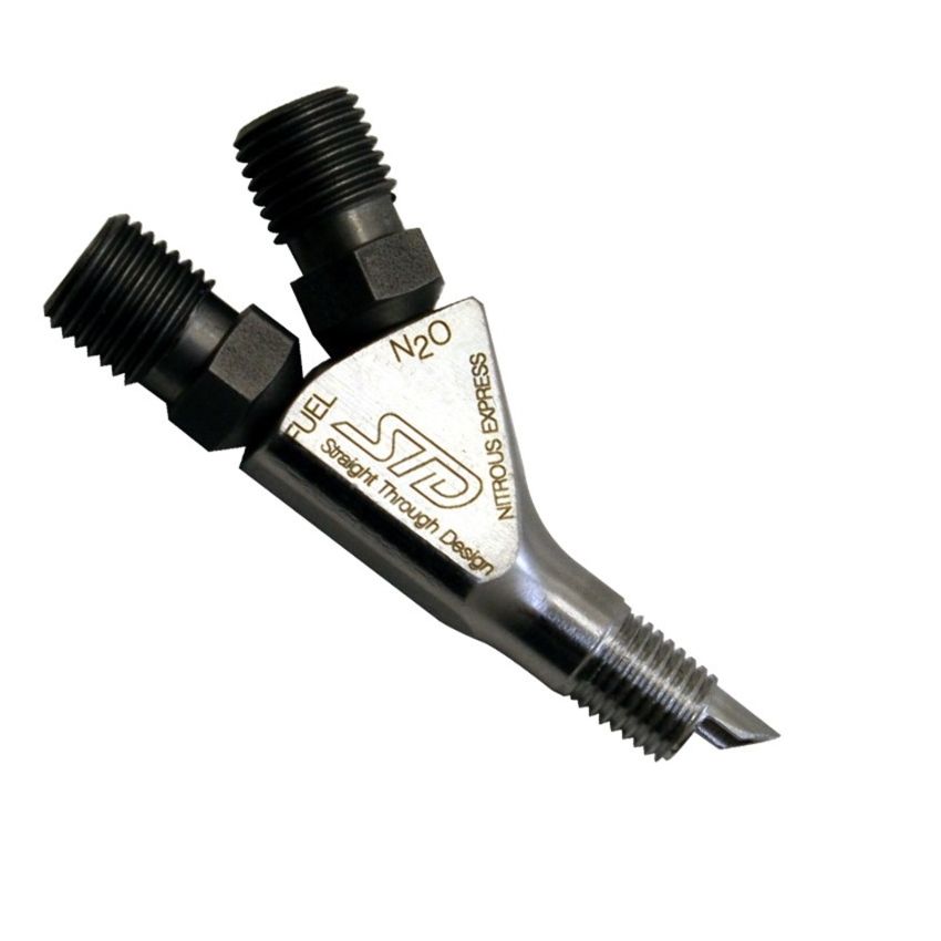 Nitrous Express Straight Thru Design Nozzle w/Fittings (Replaces Any 1/16 NPT Nozzle)