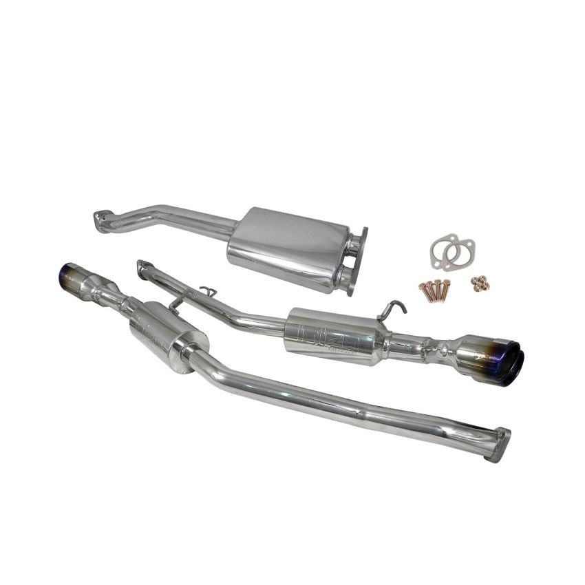 Injen SES1386TT 10-13 Hyundai Genesis Coupe 2.0L(t) 4cyl SS Exhaust w/ 76mm Y-Pipe Resonator/Molded SS Flanges