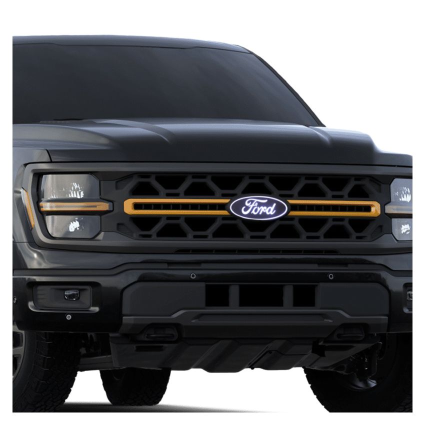 Putco 92609 2024 Ford F-150 Front Emblem - With camera cutout (With Spray washer)