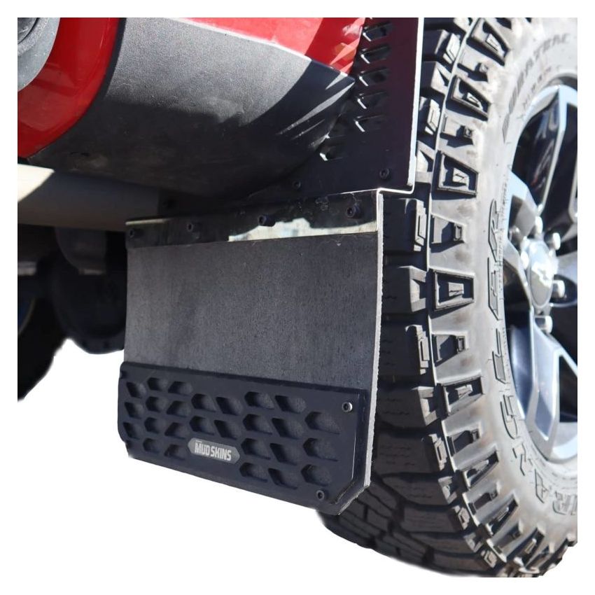 Putco 78260 10-18 Ram HD Dually - (Fits Front) - Set of 2 Mud Skins - HDPE w/ Hex Shield