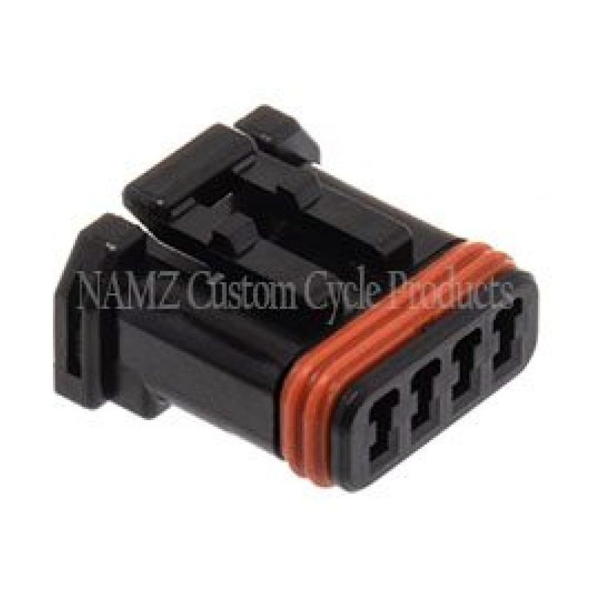NAMZ NJ-4S51 JAE MX-1900 4-Position Female Black Socket Housing (HD 72908-11)