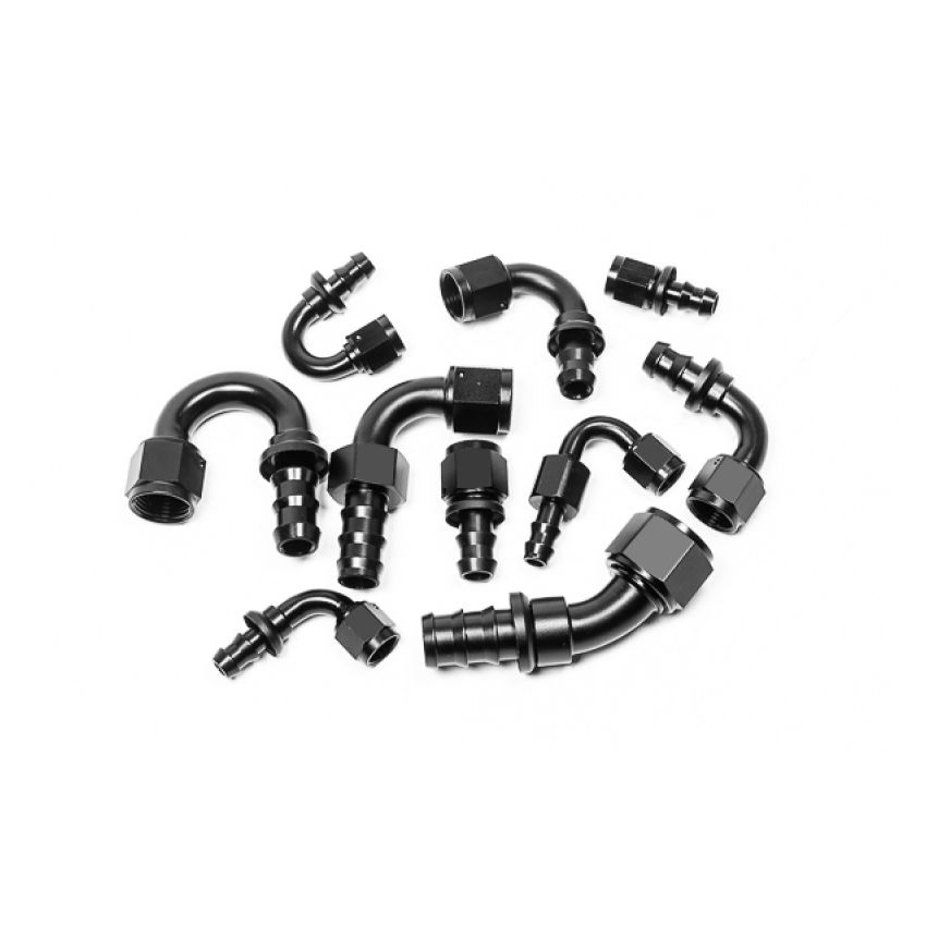 Radium Engineering 6AN Straight Pushlok Hose End