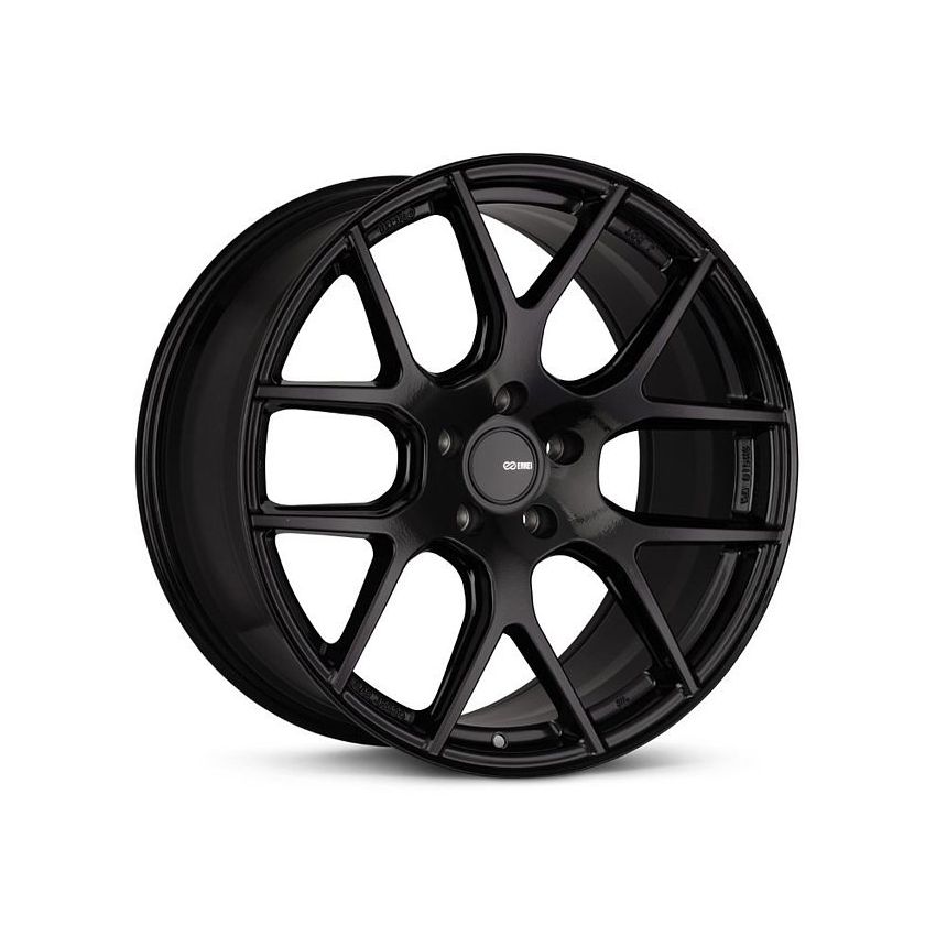 Enkei XM-6 18x8 5x120 40mm Offset 72.6mm Bore Gloss Black Wheel