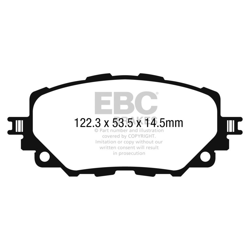EBC Brakes DP22263 Greenstuff 2000 Series Sport Brake Pads