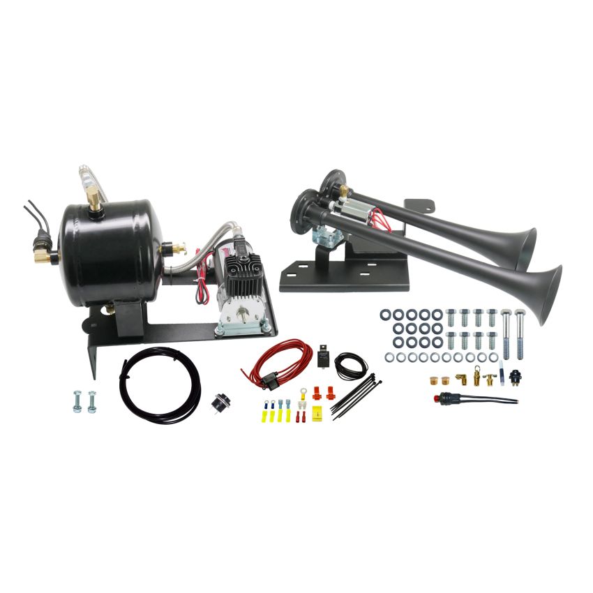 Kleinn Air Horns GMTRK-4 Kleinn 19-21 Chevrolet Silverado/ Sierra Onboard Air System w/ Model 102-1 Horns