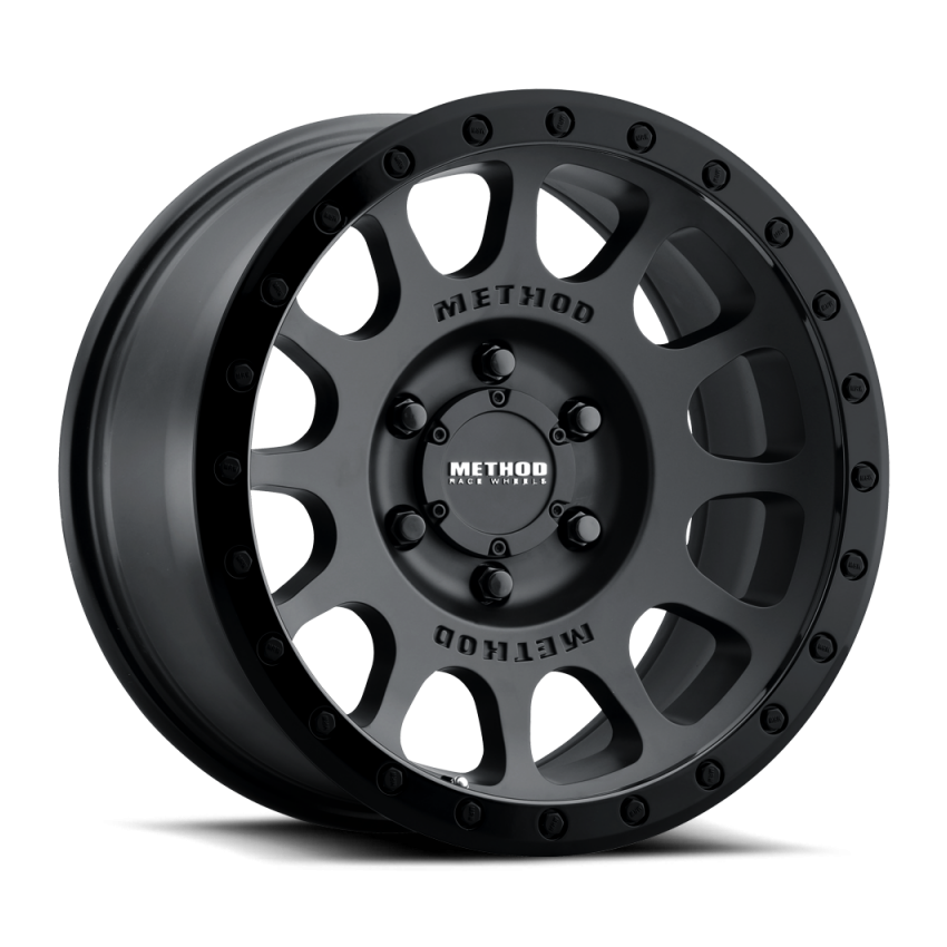 Method Wheels MR305785601025 Method MR305 NV 17x8.5 +25mm Offset 6x5.5 108mm CB Double Black Wheel