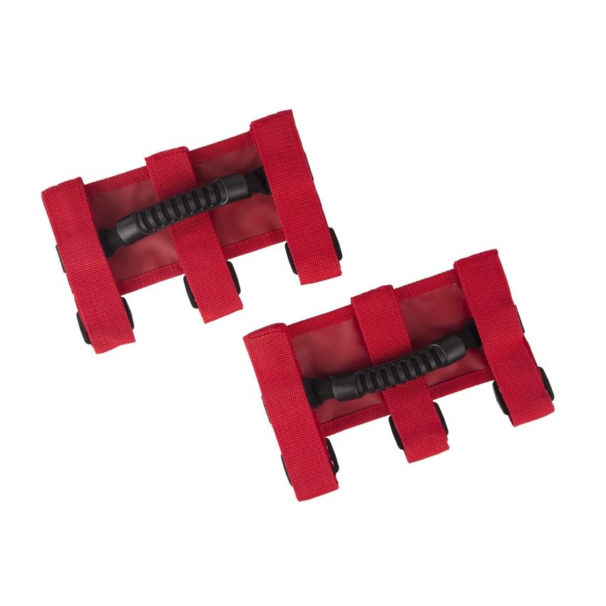 Ultimate Grab Handles  R ed 55-18 Jeep CJ/Wrangl