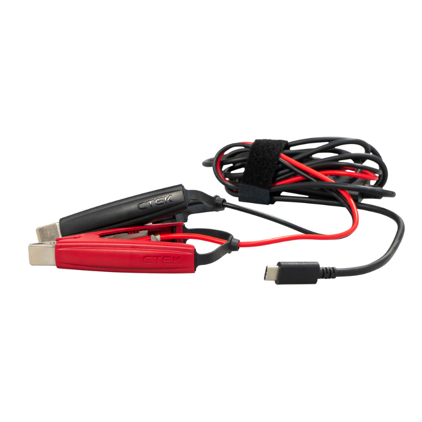 CTEK CS FREE USB-C Charging Cable w/ Clamps