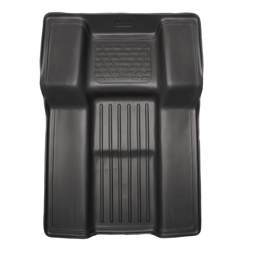 Husky Liners 07-10 GM Escalade/Tahoe/Yukon WeatherBeater Black Walkway (2nd Row Bucket) Floor Liners