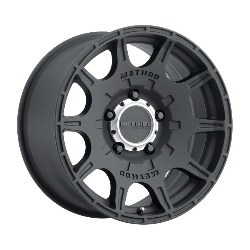 Method Wheels MR30878550500 Method MR308 Roost 17x8.5 0mm Offset 5x5 71.5mm CB Matte Black Wheel