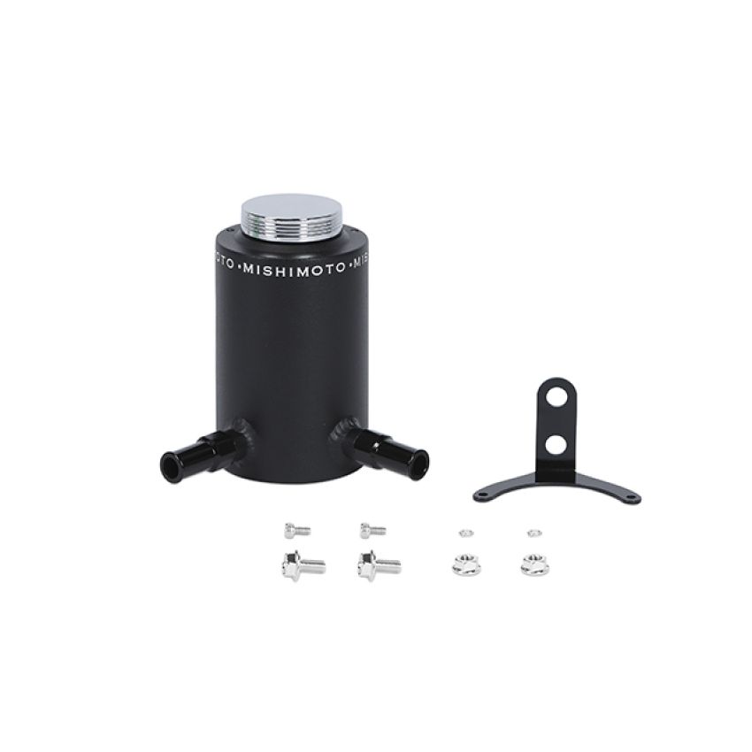 Mishimoto Aluminum Power Steering Reservoir Tank - Wrinkle Black