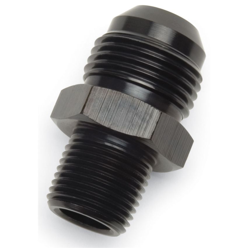 RUSSELL RUS670153 Adapter Ftg #6 to 1/2 NPT Str Black