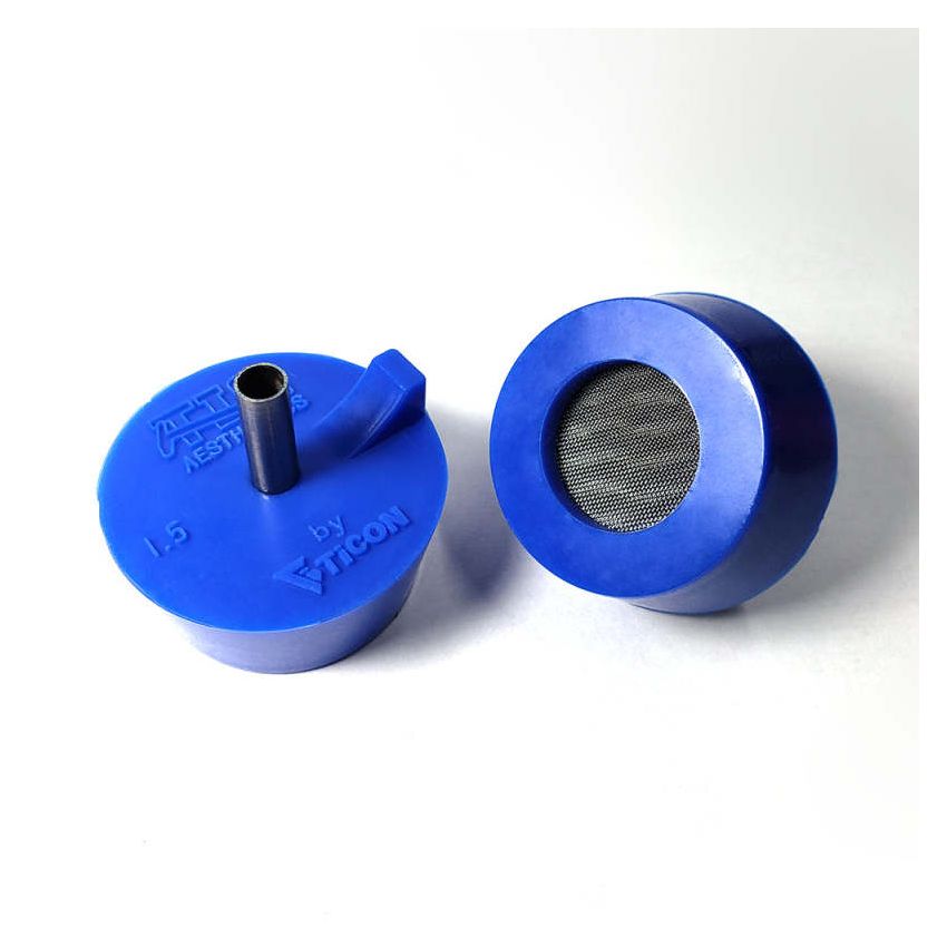 Ticon Industries Tig Aesthetics Header Silicone Purge Plug Red - 1.75-2in Fitment