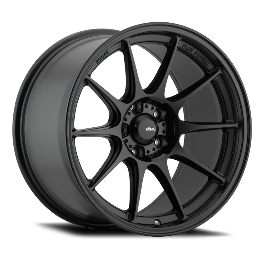 Konig Dekagram 16x8 4x100 ET35 Semi-Matte Black