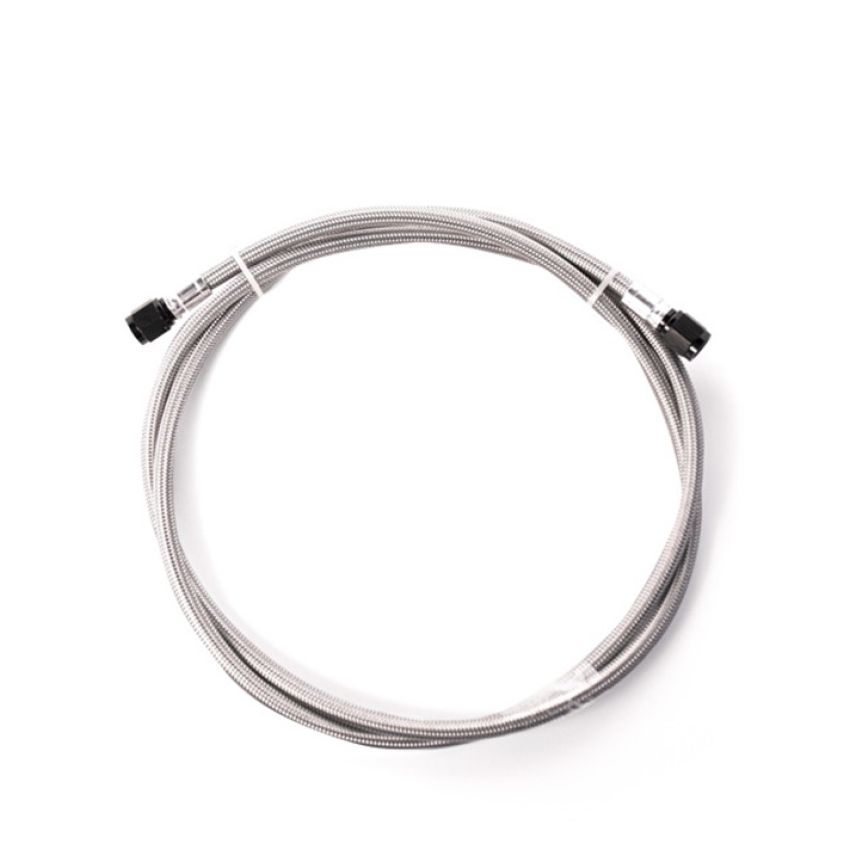 Snow Performance 1ft Stainless Steel Braided Line (Black) w/ 4AN Fittings