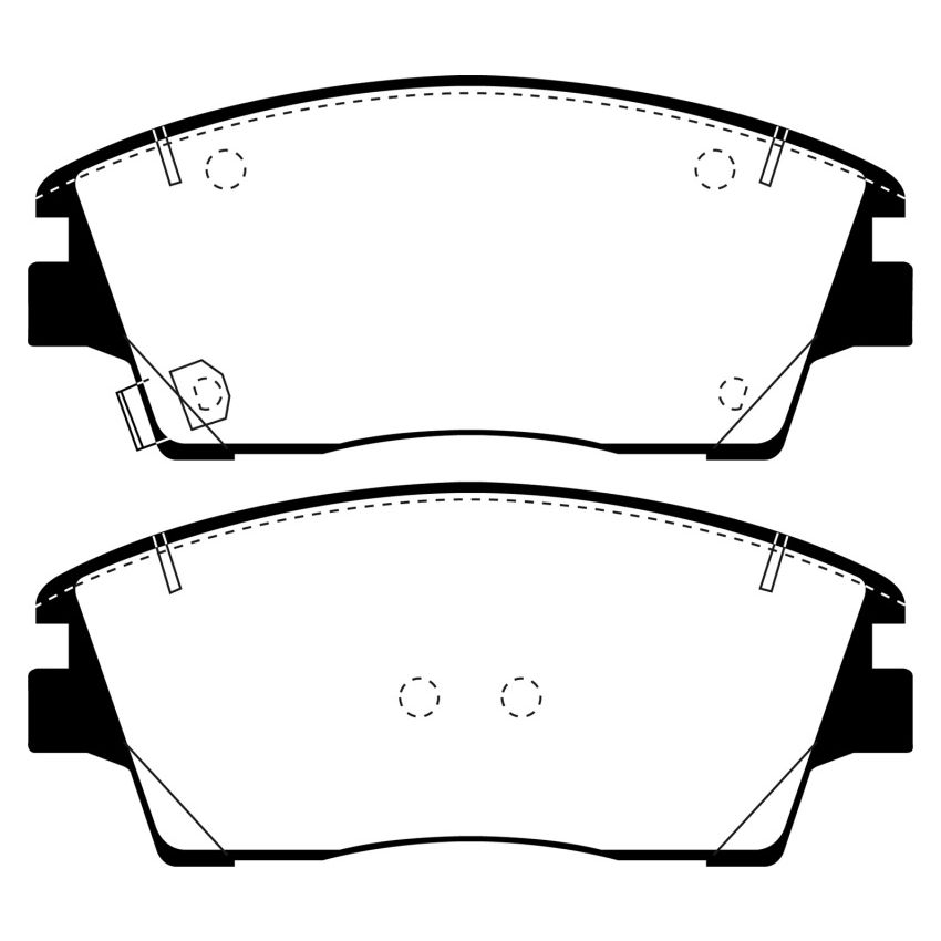 EBC Brakes DP23053 Greenstuff 2000 Series Sport Brake Pads