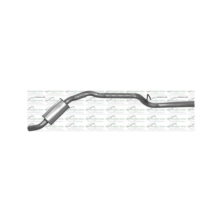Davico 675166 Exhaust Pipe