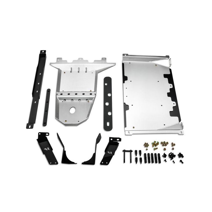 Rugged Ridge 18003.52 18-23 Jeep Wrangler JLU 4dr Alum. Skid Plate for Engine/Trans - Tex. Blk
