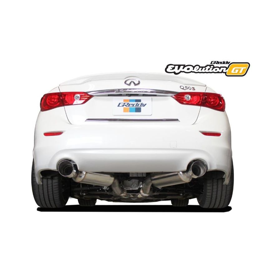 GReddy 16+ Infiniti Q50 Evolution (RWD ONLY) GT Cat-Back Exhaust