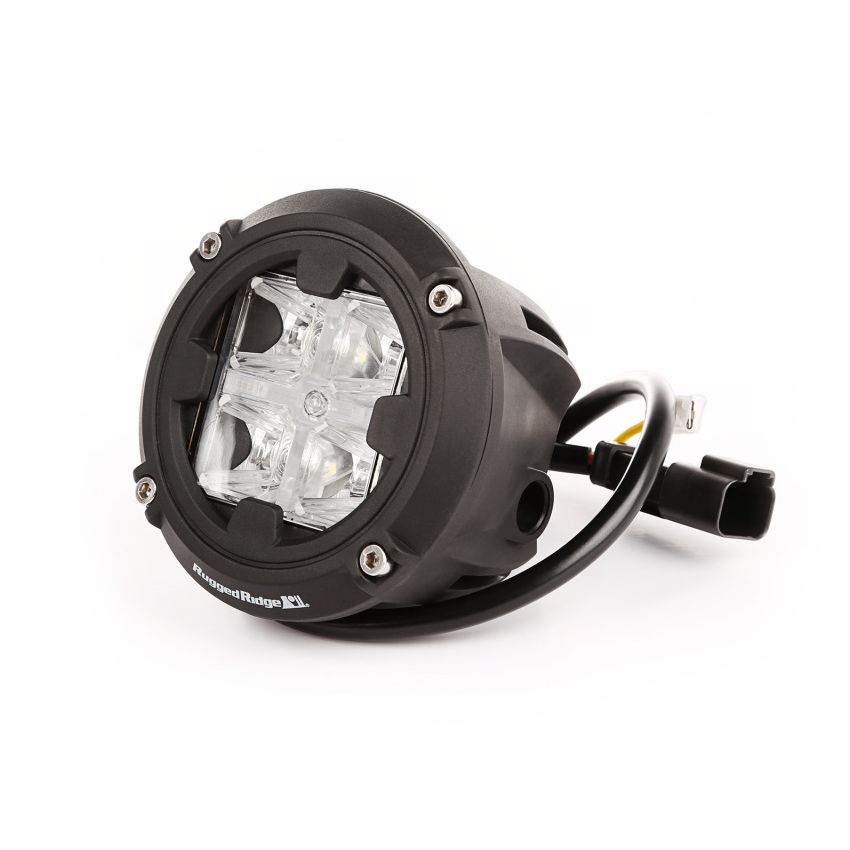Rugged Ridge Round LED Light 3.5in Combo High/Low Beam
