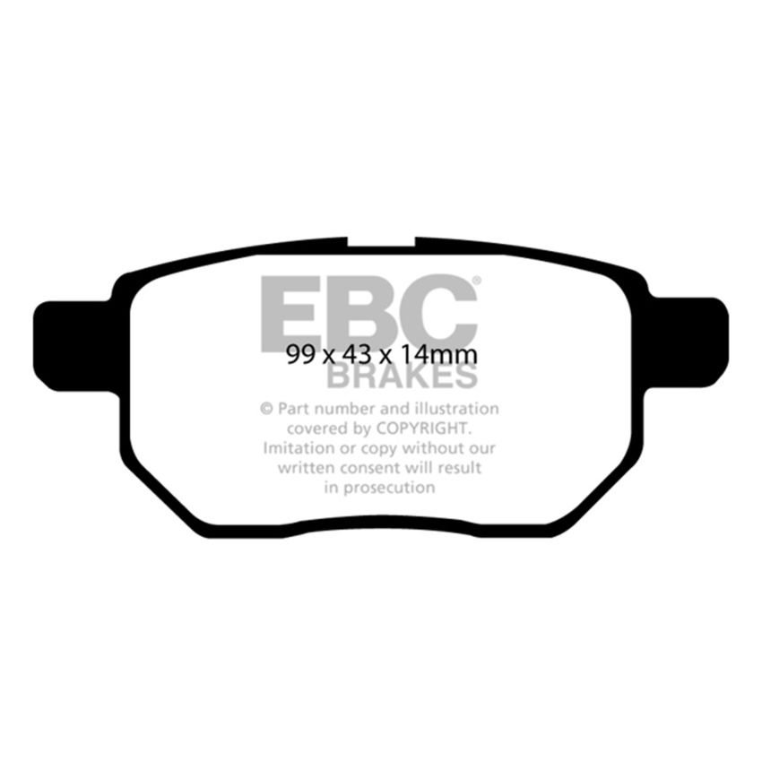 EBC UD1354 09-10 Pontiac Vibe 1.8 Ultimax2 Rear Brake Pads