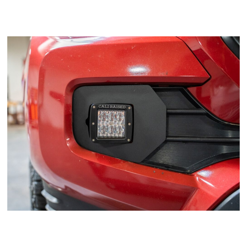 Cali Raised LED CR2532 Cali Raised 2016-2023 Toyota Tacoma Led Fog Light Pod Replacements Brackets Kit - 3X2 18W Amber Pods