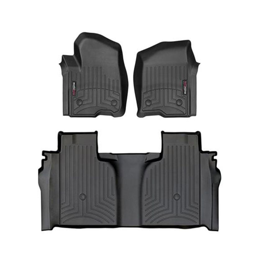 WEATHERTECH WEA441436-1-2 Black Front and rear Flo orliners