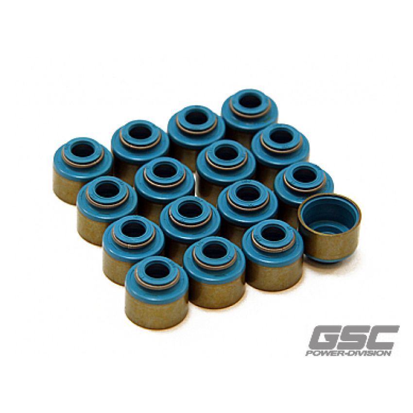 GSC Power Division 1101 GSC P-D Ford Mustang 5.0L Coyote Valve Stem Seal w/Integrated Spring Seat - Set of 32