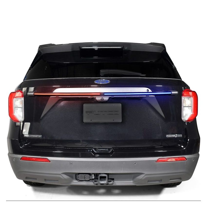 Putco 9001636 36In Red / Blue w/ 64 Strobe Patterns & White Over-Ride Light Bars E-Blades